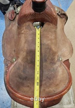 Double T Saddles 7133 16 Western Barrel Racing Saddle