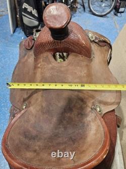 Double T Saddles 7133 16 Western Barrel Racing Saddle
