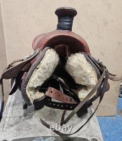 Double T Saddles 7133 16 Western Barrel Racing Saddle