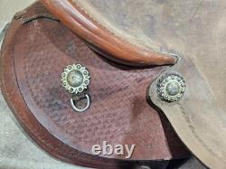 Double T Saddles 7133 16 Western Barrel Racing Saddle