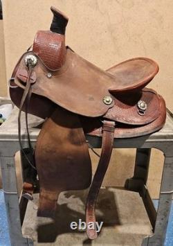 Double T Saddles 7133 16 Western Barrel Racing Saddle