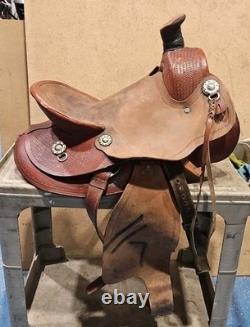 Double T Saddles 7133 16 Western Barrel Racing Saddle Double T Saddles 7133 16 Western Barrel Racing Saddle