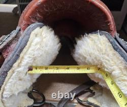 Double T Saddles 7133 16 Western Barrel Racing Saddle