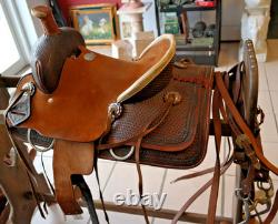Double T Youth 12 Pony/Youth Roping Western Saddle Used 2X, No Stirrups