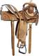 Durable Style Genuine Leather Western Horse Saddle & Hand Carving Free Shipping