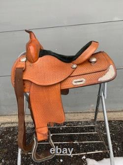 Easy Rider Maker Action Co. Western Saddle- Basketweave- 16- See Description