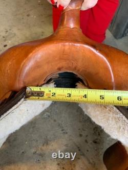 Easy Rider Maker Action Co. Western Saddle- Basketweave- 16- See Description