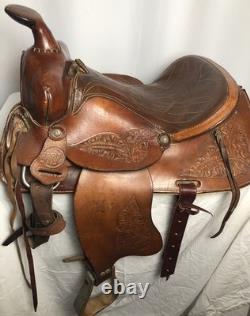 Easy Rider Western Equestrian Leather Horse Saddle 16 Seat # 265261