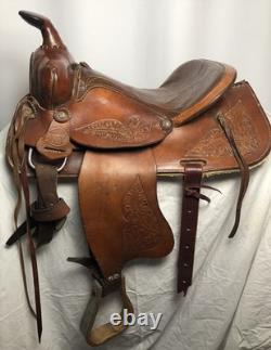 Easy Rider Western Equestrian Leather Horse Saddle 16 Seat # 265261