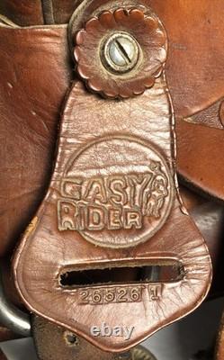 Easy Rider Western Equestrian Leather Horse Saddle 16 Seat # 265261
