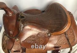 Easy Rider Western Equestrian Leather Horse Saddle 16 Seat # 265261