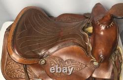 Easy Rider Western Equestrian Leather Horse Saddle 16 Seat # 265261