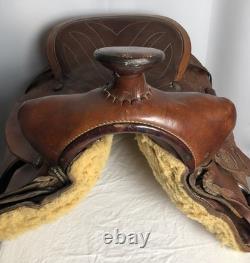 Easy Rider Western Equestrian Leather Horse Saddle 16 Seat # 265261