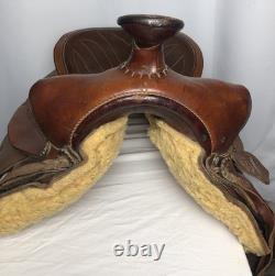Easy Rider Western Equestrian Leather Horse Saddle 16 Seat # 265261