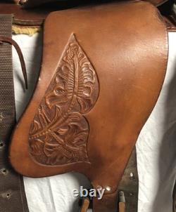 Easy Rider Western Equestrian Leather Horse Saddle 16 Seat # 265261