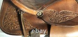Easy Rider Western Equestrian Leather Horse Saddle 16 Seat # 265261