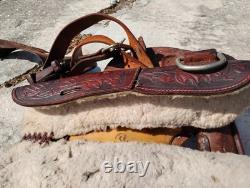 Easy Rider Western Saddle 13 Trail Pleasure Floral Tooling Vintage US Made Pony