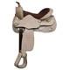 Economy Full Roughout Leather Training Saddle Four D-rings Full Qh Bars 16 New