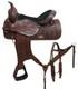 Economy Trail Pleasure Western Saddle Set Floral Tooling Full Qh Bars 16 New
