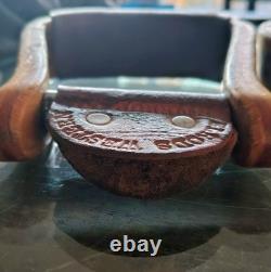 Elrods Western Orangevale CA Curved Wooden Horse Saddle Leather Cover Stirrups
