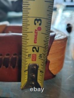 Elrods Western Orangevale CA Curved Wooden Horse Saddle Leather Cover Stirrups