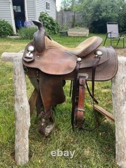 EquiFit QH Tree Crates Western Saddle Show Trail Ranch Work 15 #2301