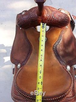 Excellent Condition MARTIN BARREL SADDLE 14.5IN
