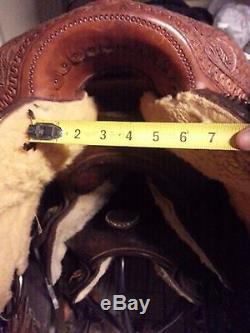 Excellent Condition MARTIN BARREL SADDLE 14.5IN