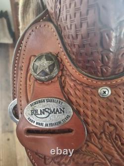 Excellent condition Reinsman Western Saddle. Beautiful craftsmanship