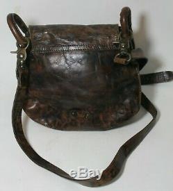 FRYE'Vintage Stud' Crossbody Bag DB051 DISTRESSED BROWN LEATHER MESSENGER