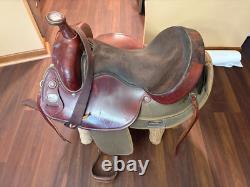 Fabtron Handcrafted Saddlery Western Saddle Brown Made in Maryville, Tennessee