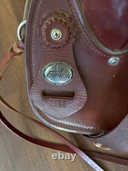 Fabtron Handcrafted Saddlery Western Saddle Brown Made in Maryville, Tennessee