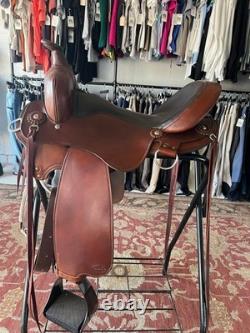 Fabtron Western Cross Trail Saddle 16 Seat includes cinch & stirrups