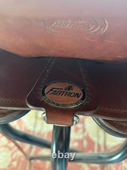 Fabtron Western Cross Trail Saddle 16 Seat includes cinch & stirrups