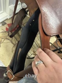 Fabtron Western Cross Trail Saddle 16 Seat includes cinch & stirrups