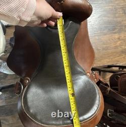 Fabtron Western Cross Trail Saddle 16 Seat includes cinch & stirrups