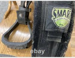 Fabtron Western Trail Horse Saddle with Stirrups. Brown leather