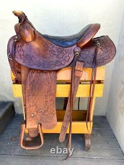 Fallis Balanced Ride 15 Western Saddle With Fittings