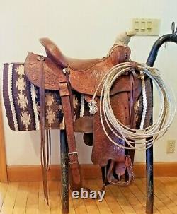 Fallis Saddlery 15Balanced Ride Custom Western Saddle Cowboy Up it does it all