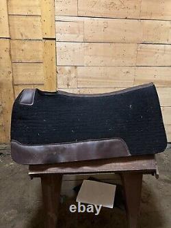 Farm Chicken Black Western Saddle Pad. Kept In Really Good Condition