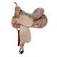 Feathered Horizon Barrel Style Saddle Waffle Tooling Painted Feather Fqh 15 New