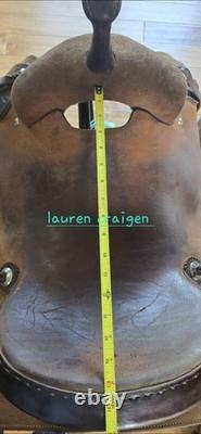 Fort Worth Saddle Co. Cutting Barrel Saddle Wide 16 Leather Western Quality