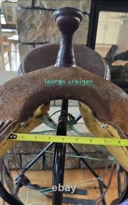 Fort Worth Saddle Co. Cutting Barrel Saddle Wide 16 Leather Western Quality