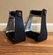 Freeride Western Saddle Stirrups Black Leather