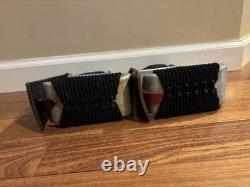 Freeride Western Saddle Stirrups Black leather