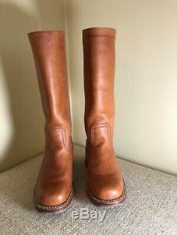 Frye Campus Boots Saddle Brown Women's Size 8.5 Very Good Condition