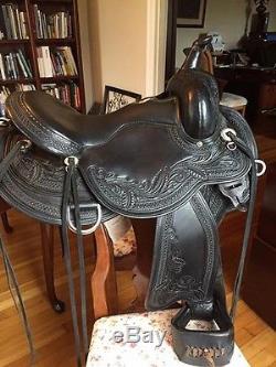 GORGEOUS 16in. CIRCLE Y MODEL 1750 JULIE GOODNIGHT WIND RIVER TRAIL SADDLE