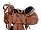Gaited Horse Western Saddle Floral Tooled Leather Trail Used Tack 15 16 17