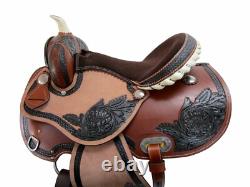 Gaited Horse Western Saddle Trail Pleasure Used Leather Tack Set 15 16 17