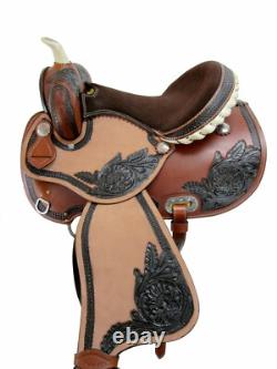 Gaited Horse Western Saddle Trail Pleasure Used Leather Tack Set 15 16 17